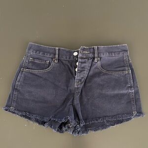 Brandy Melville Navy Denim Shorts
